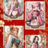 Yiyou culture and creative cards 1 pack , 1 puzzle to open 6 extra packs.